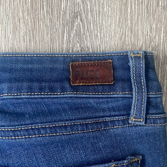 PAIGE Sz 27 Skyline Skinny Dark Wash Jeans denim - Picture 8 of 9
